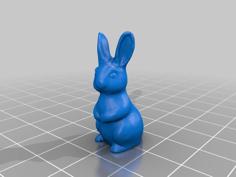 Tiny Bunny Med Resolution 3D Printer Model