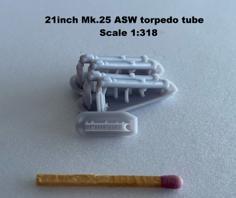 21inch Mk.25 ASW Torpedo Tube – US Navy 3D Printer Model