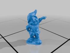 Garden Gnome 3D Printer Model