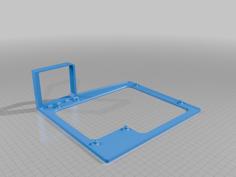 MATX PC Test Bench Low Profile 3D Printer Model