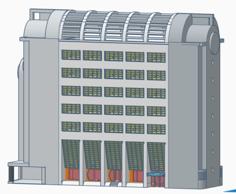 Wacoal Kurokawa Building… N-scale 3D Printer Model