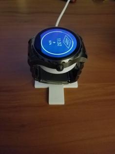 Fossil Q Marshal Watch Charger Stand 3D Printer Model