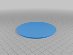 Coaster Halloween 3D Printer Model