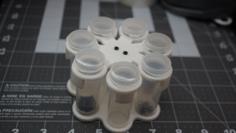 8 Tube Small Item Storage 3D Printer Model