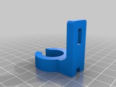 Parameterized Skadis Universal Ring Holder 3D Printer Model