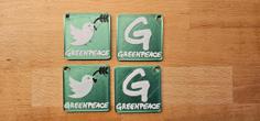 Greenpeace Logo 3D Printer Model