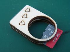 Laser Cut Hidden Memory Rings