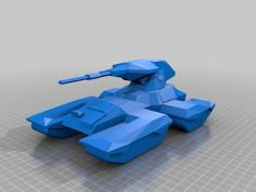 Halo Low-Poly Scorpion Proxy 3D Printer Model