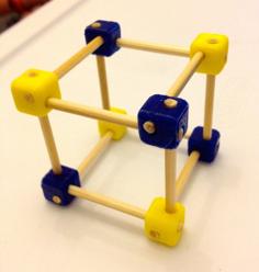 Bamboo Skewer Construction Kit 3D Printer Model