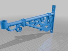 Wall Mount For Palace And Spanish Style Lantern (and Other Future Designs) (design Error Fixed) 3D Printer Model