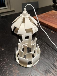 Artichoke Lamp – Split Parts + Collar 3D Printer Model