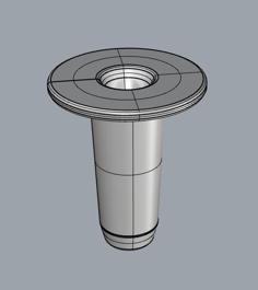 Corner Flag Bracket 3D Printer Model