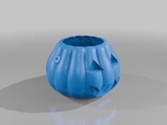 Pumpkin Basket, Trick Or Treat Bucket 3D Printer Model