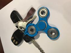 Fidget Spinner Keychain 3D Printer Model