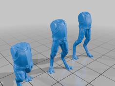 Peasant Knight Bodies With Bird Legs – Turnip28 3D Printer Model