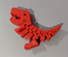 Flexi Carnotaurus 3D Printer Model