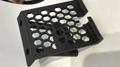 Phone Mount (with Stand) Honeycomb Pattern 3D Printer Model