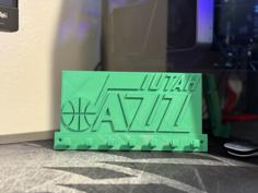 Utah Jazz Keychain Holder 3D Printer Model