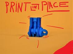 Print In Place Engine Keychain! -Easy To Print! 3D Printer Model