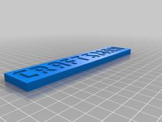 Craftsman Logo 3D Printer Model