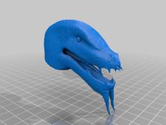 Sea Dragon Bust ( Valheim Figurehead ) 3D Printer Model