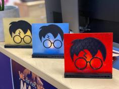 Harry Potter Tealight Candle Silhoutte 3D Printer Model