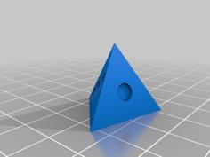 4 Sided Dice 3D Printer Model