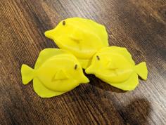 Yellow Tang Fish Decoy 3D Printer Model