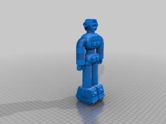 Retro Robot 3D Printer Model