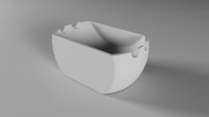 Ashtray With Or Without A Logo 3D Printer Model