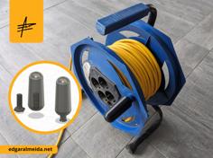 Electric Cable Reel Handle 2.0 3D Printer Model