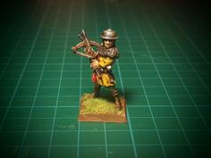 Crossbowman 2 28mm (No Supports) 3D Printer Model