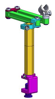 Microphone Desk Boom 3D Printer Model