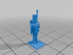 1-100 French 1807 Light Infantry Command 3D Printer Model