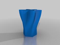 Vase Sixstars 3D Printer Model