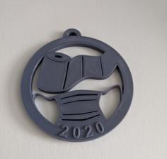 2020 Pandemic Ornament 3D Printer Model