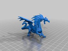 Defrosted Ice Dragon 3D Printer Model