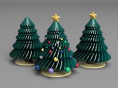 Christmas Tree With Base 3D Printer Model