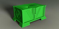 Art Deco Style Box 3D Printer Model