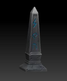 Viking Obelisk 3D Printer Model