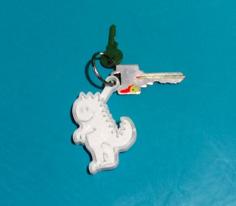 Marko The Dinosaur Keychain 3D Printer Model