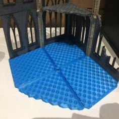 Base For Magnetic Modular Ruins 3D Printer Model