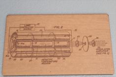 Laser Cut Laser Patent Plaque