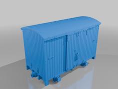 L&B 4 Ton Covered Goods Wagon 3D Printer Model