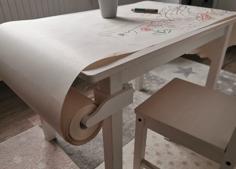 IKEA Paper Roll Holder For SUNDVIK Table 3D Printer Model