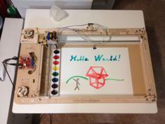 Laser Cut Simple “Hello World” For A WaterColorBot