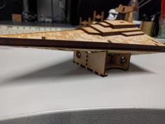 Laser Cut Star Destroyer Stand