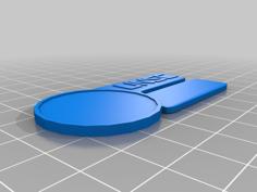 UNSC Name Badge 3D Printer Model