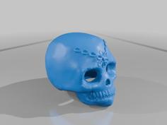 Dia De Los Muertos Skull 3D Printer Model