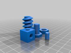 OpenScad Library. Threads For Screws And Nuts V1 3D Printer Model